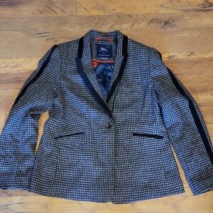 Boden 100%wool British Tweed blazer sz12R women's